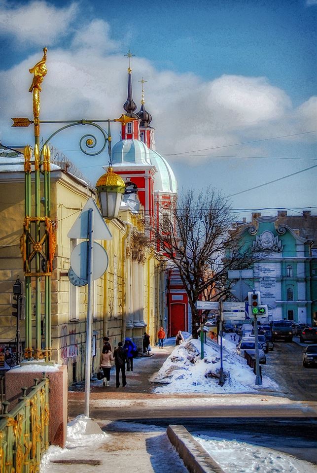 St. Petersburg spring: Pestel street