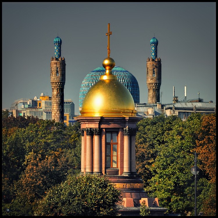 The domes of St. Petersburg