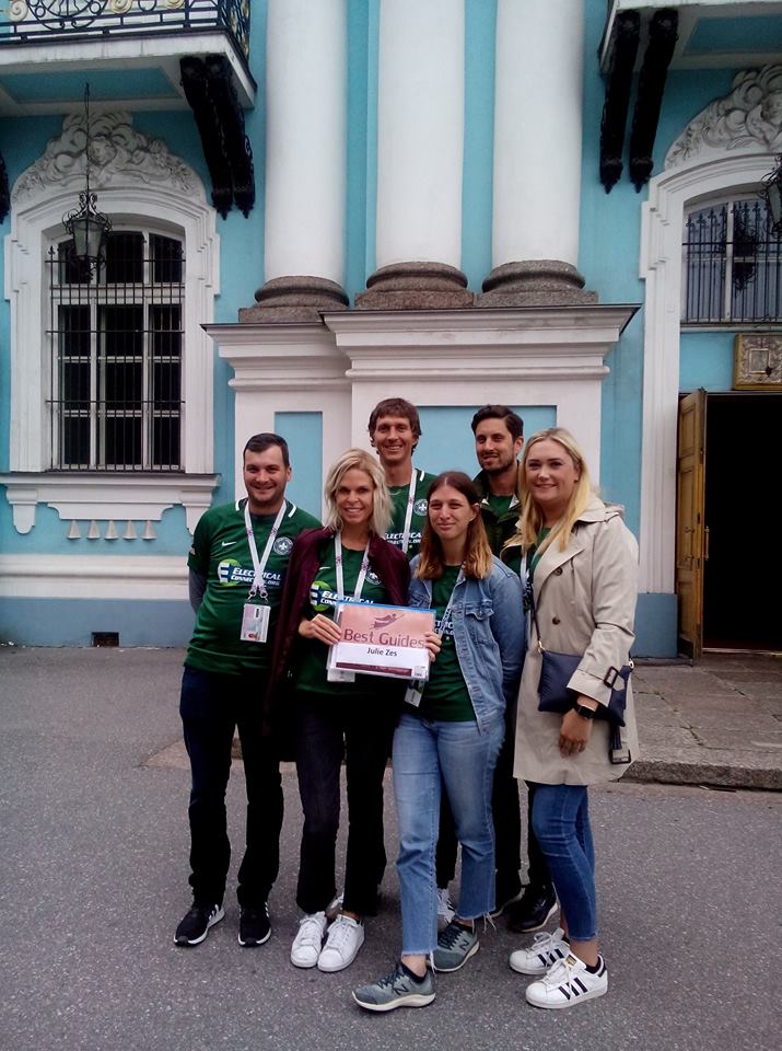St Petersburg Russia tours: Our group